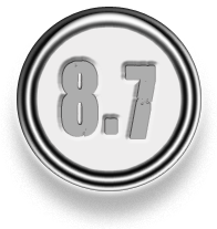 Rated 8.7