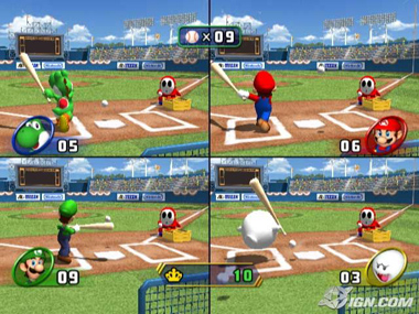 Mario Party 8 - Baseball Screenshot