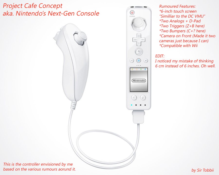 project cafe wii 2 controller. Project Café/Wii 2/Wii